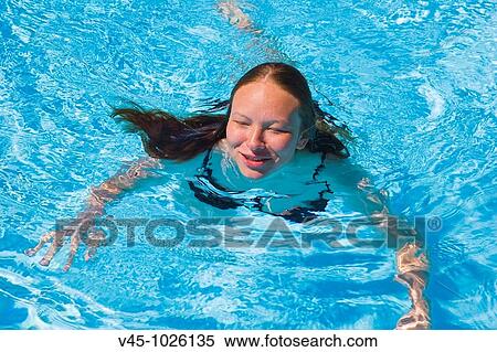 18 years old girl in outdoor swimming pool. View Large Photo Image Stock Photography - 18 years old girl in outdoor swimming pool.. Fotosearch
