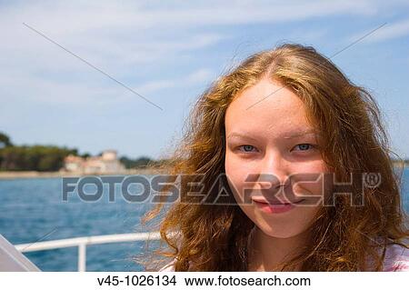 18 years old girl on board of yacht. View Large Photo Image Picture - 18 years old girl on board of yacht.. Fotosearch