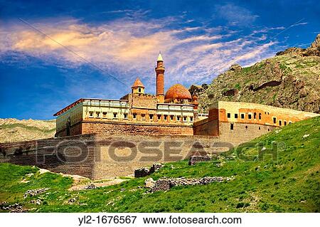18th Century Ottoman architecture of the Ishak Pasha Palace Turkish: Ishak Pasa Sarayi, Agri province of eastern Turkey. View Large Photo Image Stock Photo - 18th Century Ottoman architecture of the Ishak Pasha Palace Turkish: Ishak Pasa Sarayi, Agri province of eastern Turkey.. Fotosearch