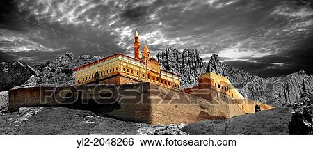 18th Century Ottoman architecture of the Ishak Pasha Palace Anatolia eastern Turkey.. View Large Photo Image Stock Photograph - 18th Century Ottoman architecture of the Ishak Pasha Palace Anatolia eastern Turkey... Fotosearch