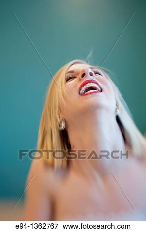 19 year old blond woman heand back laughing View Large Photo Image Stock Photo - 19 year old blond woman heand back laughing. Fotosearch