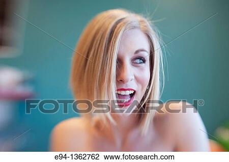 19 year old blond woman making a funny face View Large Photo Image Stock Image - 19 year old blond woman making a funny face. Fotosearch
