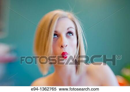 19 year old blond woman making a funny face View Large Photo Image Stock Photography - 19 year old blond woman making a funny face. Fotosearch