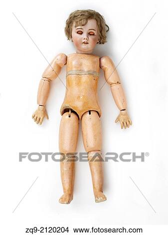 1900 Juneao doll with porcelain face View Large Photo Image Picture - 1900 Juneao doll with porcelain face. Fotosearch