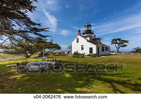 19th century Point Pinos Lighthouse, the oldest continuously-operating lighthouse on the West Coast, Monterey, California, USA View Large Photo Image Stock Photograph - 19th century Point Pinos Lighthouse, the oldest continuously-operating lighthouse on the West Coast, Monterey, California, USA. Fotosearch