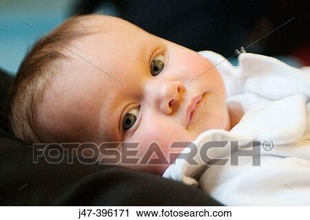 2 month old baby girl, headshot View Large Photo Image Stock Image - 2 month old baby girl, headshot. Fotosearch