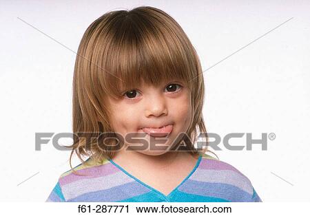 Stock Image - 2 years old girl. Fotosearch