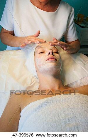 21 year old woman having a facial at the beauty therapy salon View Large Photo Image Stock Photograph - 21 year old woman having a facial at the beauty therapy salon. Fotosearch