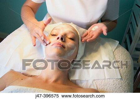 21 year old woman having a facial at the beauty therapy salon View Large Photo Image Stock Photography - 21 year old woman having a facial at the beauty therapy salon. Fotosearch