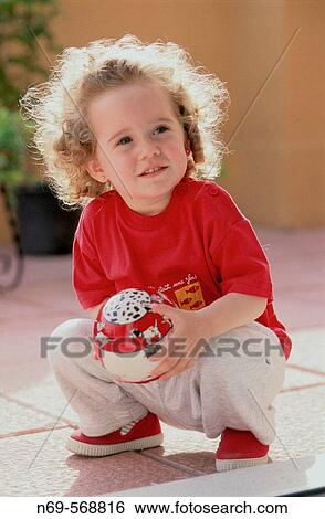 Stock Photograph - 23 months old girl.. Fotosearch