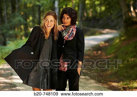 Stock Photo - 25-30 year old women. Belate, Baztan, Navarra. Fotosearch