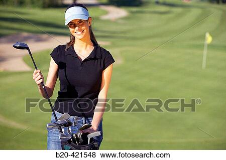 25_30 year old woman in golf course. San Sebastian, Euskadi, Spain View Large Photo Image Stock Photo - 25_30 year old woman in golf course. San Sebastian, Euskadi, Spain. Fotosearch