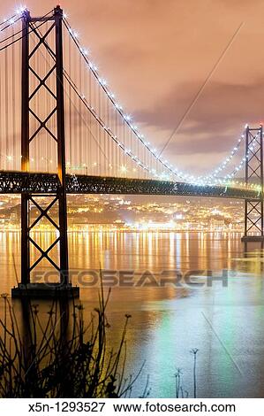 25th April Bridge, Lisbon, Portugal View Large Photo Image Stock Photo - 25th April Bridge, Lisbon, Portugal. Fotosearch