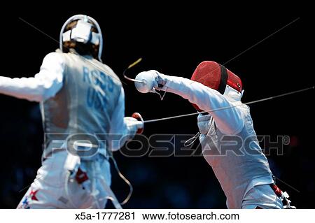 28 07 2012 Olympic Games, London, England, fencing View Large Photo Image Stock Image - 28 07 2012 Olympic Games, London, England, fencing. Fotosearch