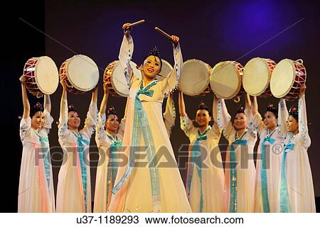 2nd Kuching International Dance Festival 2010 from China performing traditional Korean dance. View Large Photo Image Stock Image - 2nd Kuching International Dance Festival 2010 from China performing traditional Korean dance.. Fotosearch