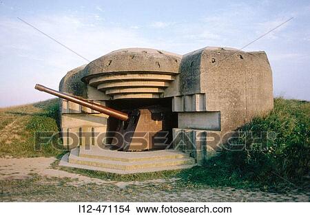 2nd World War German battery, Longues-sur-Mer, Normandy, France View Large Photo Image Picture - 2nd World War German battery, Longues-sur-Mer, Normandy, France. Fotosearch
