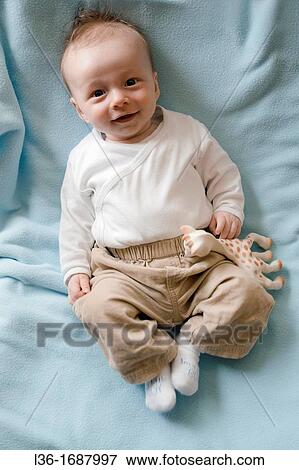 3 month old boy View Large Photo Image Stock Photo - 3 month old boy. Fotosearch