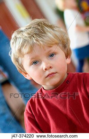Stock Image - 3 year old boy. Fotosearch