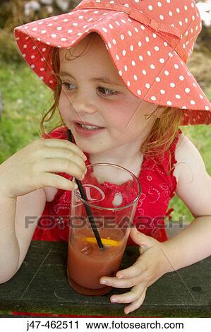 3 year old girl in a big floppy red hat, drinking, smiling off camera View Large Photo Image Stock Image - 3 year old girl in a big floppy red hat, drinking, smiling off camera. Fotosearch