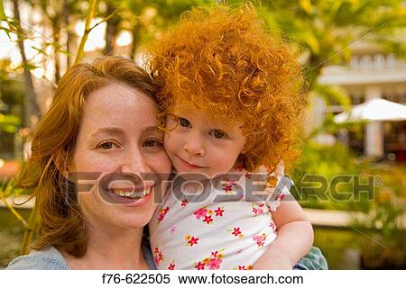 3 year old red headed girl with her mother. View Large Photo Image Stock Photography - 3 year old red headed girl with her mother.. Fotosearch
