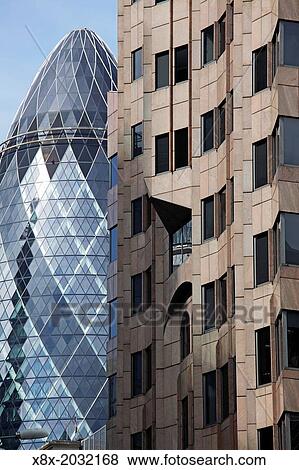30 St Mary Axe skyscraper, or the Gherkin, at Financial District, London, UK. View Large Photo Image Stock Photo - 30 St Mary Axe skyscraper, or the Gherkin, at Financial District, London, UK.. Fotosearch