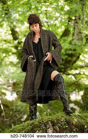 Picture - 30 year old woman. Belate, Baztan, Navarra. Fotosearch