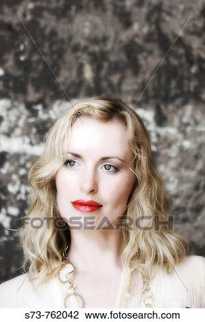 Stock Image - 30 year old woman. Fotosearch