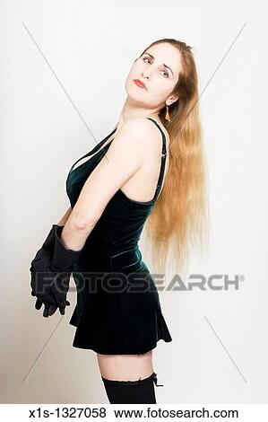 3/4 length pose of a 30-something attractive woman View Large Photo Image Stock Photo - 3/4 length pose of a 30-something attractive woman. Fotosearch