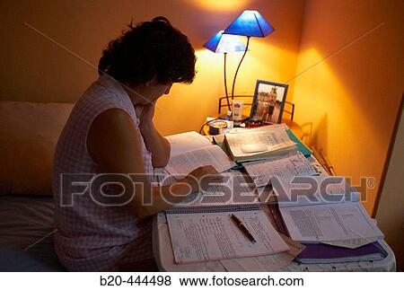40-45 year old woman studying View Large Photo Image Stock Photo - 40-45 year old woman studying. Fotosearch