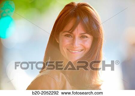 Stock Image - 40 Woman. Donostia. San Sebastian. Gipuzkoa. Basque Country- Spain.. Fotosearch