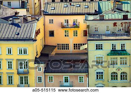500 year old historical bourgeois houses in Rudolfskai street, Salzburg. Austria View Large Photo Image Stock Photography - 500 year old historical bourgeois houses in Rudolfskai street, Salzburg. Austria. Fotosearch