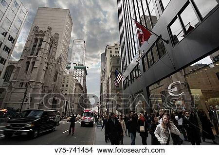 5th Avenue, Manhattan street life, NYC, USA View Large Photo Image Picture - 5th Avenue, Manhattan street life, NYC, USA. Fotosearch