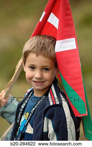 6 years old boy with? ikurria? (Basque country flag). Euskadi, Spain View Large Photo Image Stock Image - 6 years old boy with? ikurria? (Basque country flag). Euskadi, Spain. Fotosearch