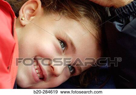 6 years old girl View Large Photo Image Stock Photo - 6 years old girl. Fotosearch