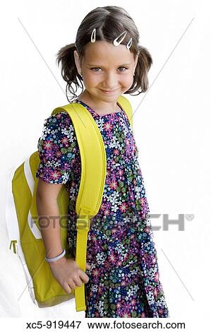 6 years old girl View Large Photo Image Stock Photo - 6 years old girl. Fotosearch