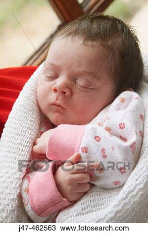 8 day old baby asleep in a blanket. View Large Photo Image Stock Image - 8 day old baby asleep in a blanket.. Fotosearch