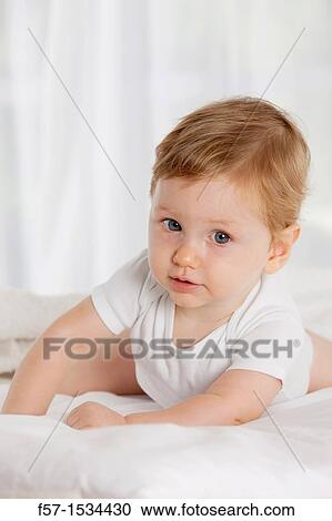 8 month old baby boy View Large Photo Image Stock Image - 8 month old baby boy. Fotosearch