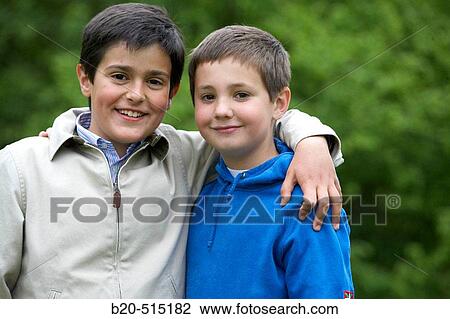 9 years old boys, cousins. View Large Photo Image Stock Image - 9 years old boys, cousins.. Fotosearch