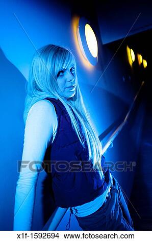 A 16 year old blonde haired slim teenage girl, UK View Large Photo Image Picture - A 16 year old blonde haired slim teenage girl, UK. Fotosearch