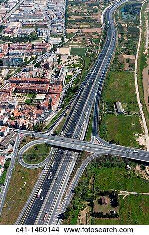 A-2 highway Molins de Rei Barcelona, Spain View Large Photo Image Picture - A-2 highway Molins de Rei Barcelona, Spain. Fotosearch