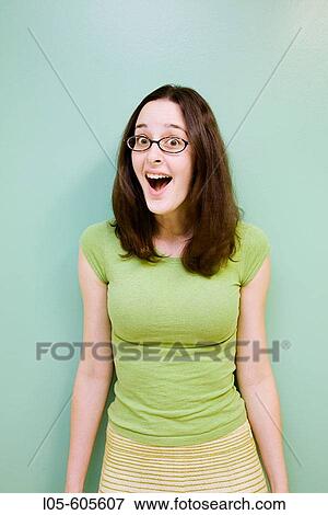 A 24 year old woman smiling View Large Photo Image Stock Photo - A 24 year old woman smiling. Fotosearch