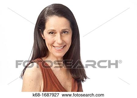 A 54 year old woman View Large Photo Image Stock Photo - A 54 year old woman. Fotosearch