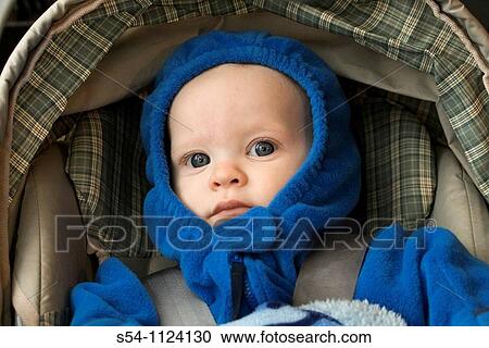 A baby boy in a car seat View Large Photo Image Stock Image - A baby boy in a car seat. Fotosearch