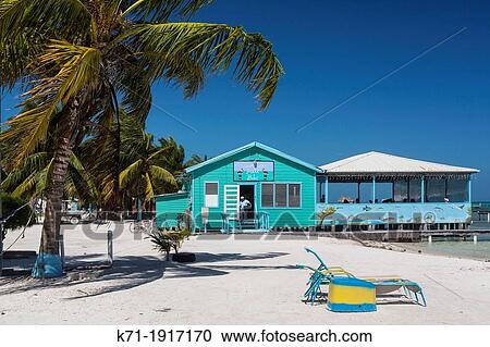 A beachside restaurant on Cay Caulker, Belize View Large Photo Image Stock Image - A beachside restaurant on Cay Caulker, Belize. Fotosearch