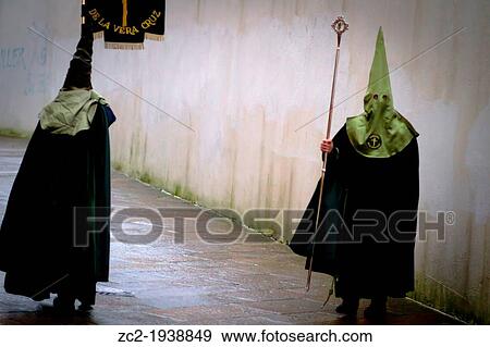 A Brotherhood procession in Santiago de Compostela View Large Photo Image Stock Photo - A Brotherhood procession in Santiago de Compostela. Fotosearch