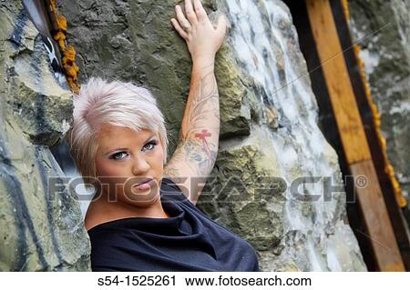 A caucasian woman outdoors in Spokane, Washington, USA View Large Photo Image Stock Image - A caucasian woman outdoors in Spokane, Washington, USA. Fotosearch