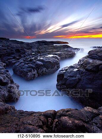 A cauldron on the Oregon, coast at sunset. View Large Photo Image Stock Photography - A cauldron on the Oregon, coast at sunset.. Fotosearch