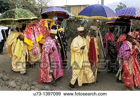 A colorful Timkat procession. View Large Photo Image Stock Photo - A colorful Timkat procession.. Fotosearch