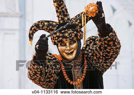 A costumed man at the carnival in Venice, Italy, Europe View Large Photo Image Stock Photograph - A costumed man at the carnival in Venice, Italy, Europe. Fotosearch
