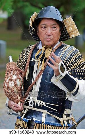 A costumed participant in the Jidai Matsuri View Large Photo Image Stock Image - A costumed participant in the Jidai Matsuri. Fotosearch